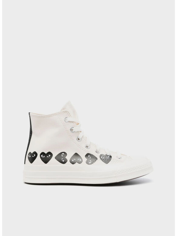 SCARPA MULTI HEART CHUCK TAYLOR 70 HIGH UNISEX, BEIGE, medium