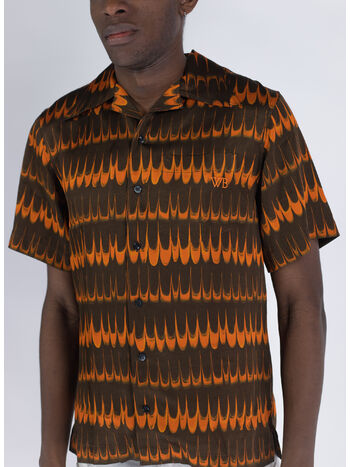 CAMICIA RHYTHM, 8930 BROWN & ORANGE, small