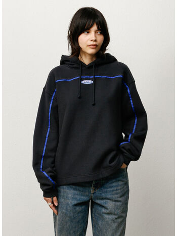 FELPA OVAL PULLOVER, 0001 BLACK, small