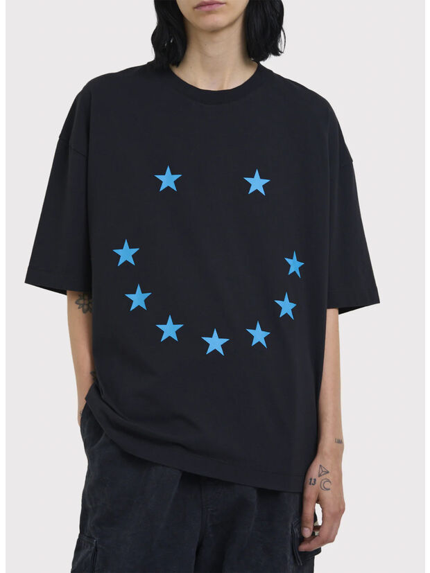 T-SHIRT SPIRIT SMILE, BLACK, large