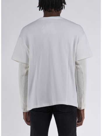 T-SHIRT WAFFLE, 0377 WHITE, small