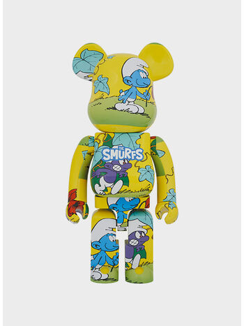 BEARBRICK 1000% THE SMURFS THE PURPLE SMURFS, SMURF, small