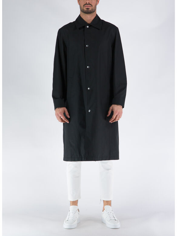 GIACCA PARKA OVER REGULAR FIT FULLY LINED, 001 BLACK, medium