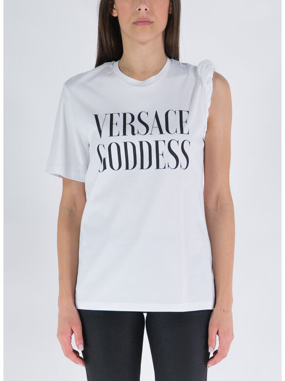T-SHIRT STAMPA GODDESS, 1W000 BIANCO OTTICO, medium