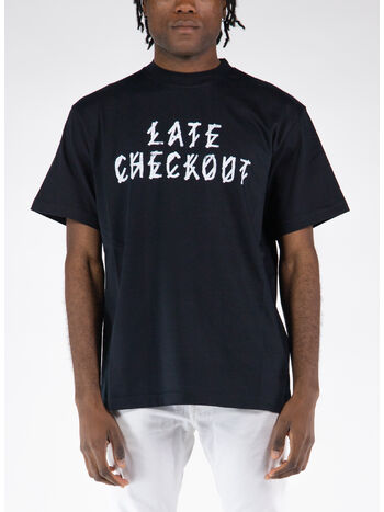 T-SHIRT ROOM 44, P410 BLACK + LATE CHECKOUT, small