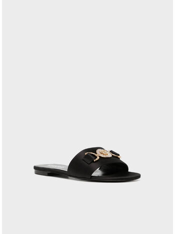 SANDALI BASSI IN RASO MEDUSA '95, , small