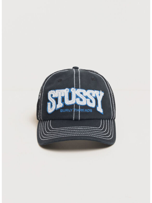 CAPPELLO TRUCKER BURLY THREADS, 0001 BLACK, medium