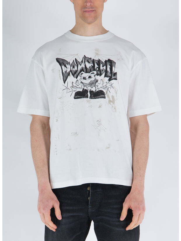 T-SHIRT SINISTER, IVORY, large