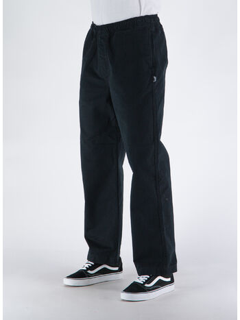 PANTALONE BRUSHED BEACH, BLACK, small