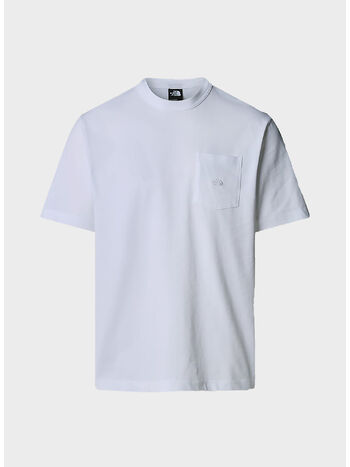 T-SHIRT DOME RELAXED POCKET, FN41 TNF WHITE, small