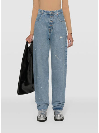 JEANS CON EFFETTO VISSUTO, 979, small