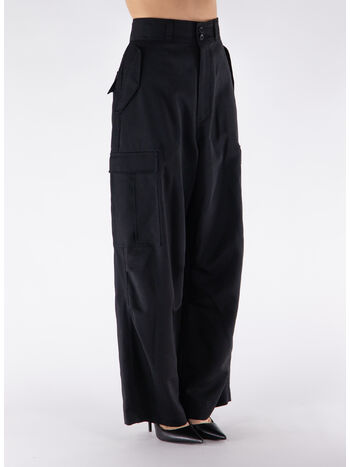 PANTALONE LADIES, BLACK, small
