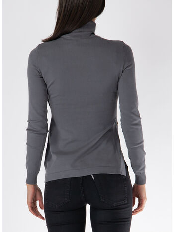 MAGLIONE CON BOTTONI DECORATIVI, CG8 STEEL, small