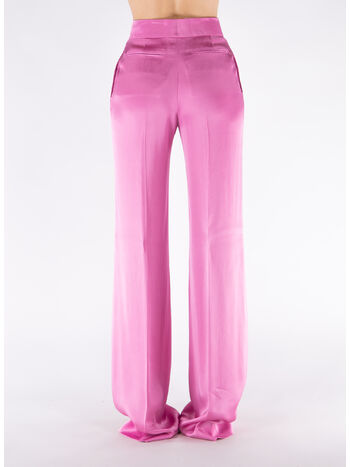 PANTALONE FLUID DOUBLE FACE SATIN, DP152 ROSEBLOOM, small