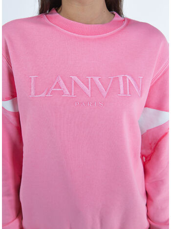 FELPA OVERPRINTED EMBROIDERED LANVIN PARIS, 504 PEONY PINK, small