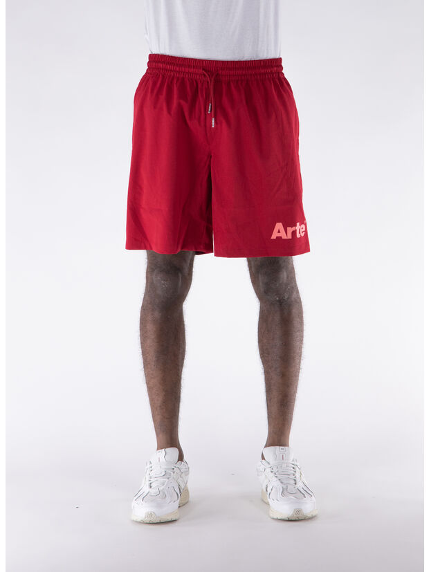 SHORTS SAMUEL LOGO, BORDEAUX, large