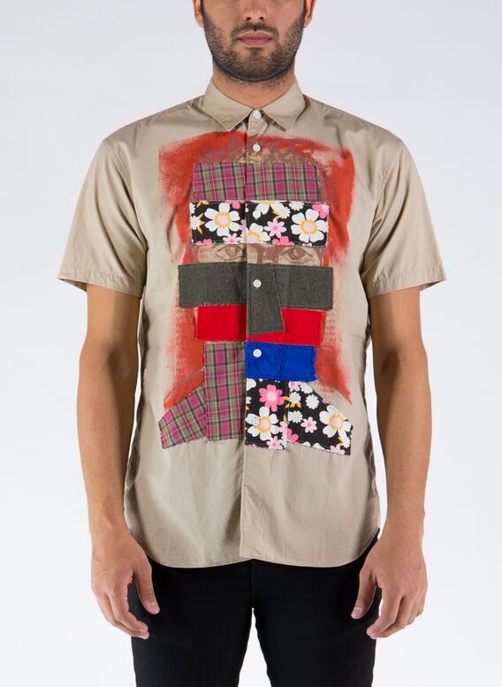 CAMICIA CDG SHIRT, BEIGE, medium