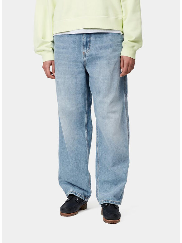 JEANS BRANDON SINGLE KNEE, 01UR BLUE BURST WASHED, medium
