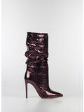 STIVALE CON TACCO STILETTO SLOUCHY BOOT, ROUGE NOIR, thumb