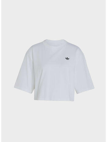 T-SHIRT ESSENTIAL CROP, WHITE, small