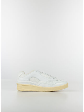 SCARPA IN PELLE, 100 WHITE / ECRU, small