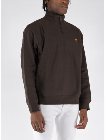 FELPA HALF ZIP AMERICAN SCRIPT, , small