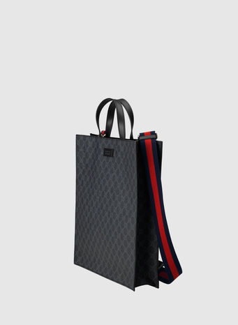 BORSA TOTE SOFT GG SUPREME, 1095NERO, small