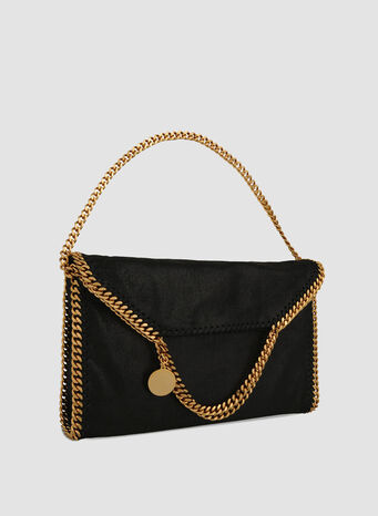BORSA FALABELLA FOLD OVER TOTE, 1000BLACK, small