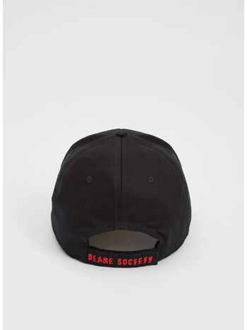 CAPPELLO NEW LOGO GROUP, P360 BLACK+44LG/BLAMECORALNEON, small
