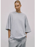 T-SHIRT HEAVY BOXY UNISEX, 6236 GREY MARLE, thumb