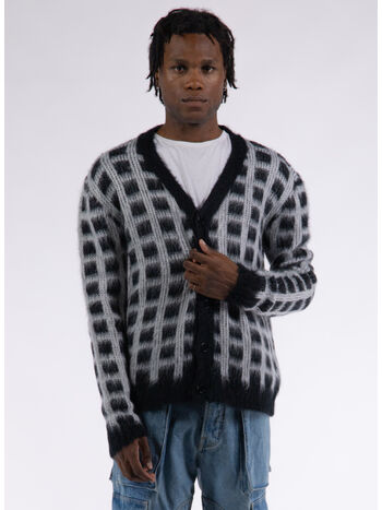 CARDIGAN A QUADRI, CHN99, small