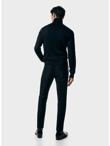 PANTALONE TECHNO GABARDINE ATTICUS WESTERN, LB999 BLACK, small