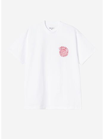 T-SHIRT SPIRALS, 02XX WHITE, small