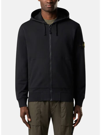 FELPA FULL ZIP CON PATCH LOGO, , small