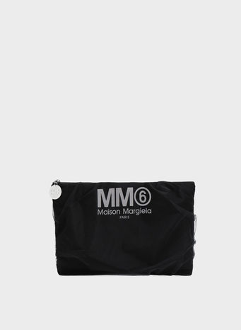 POCHETTE CON TULLE, T8013BLACK, small