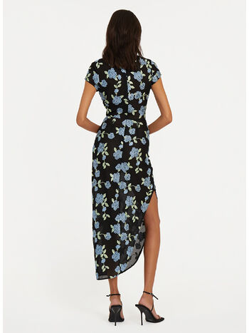 ABITO MIDI FLOREALE ASYMMETRIC, , small