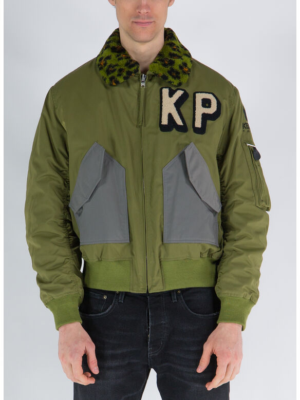 GIACCA FLIGHT FUR BOMBER, 50 KHAKI, medium