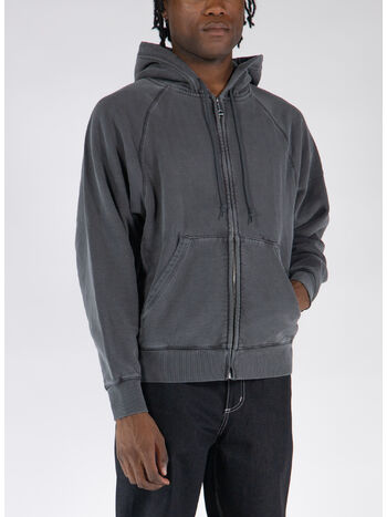 FELPA FULL ZIP TAOS, 654GD FLINT GARMENT DYED, small