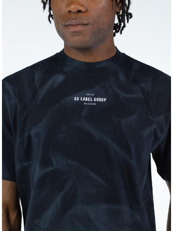 T-SHIRT SMOKE, P411 BLACK + SMOKE EFFECT, small