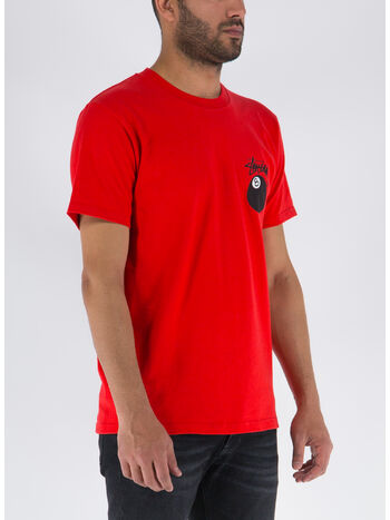 T-SHIRT 8 BALL, RED, small