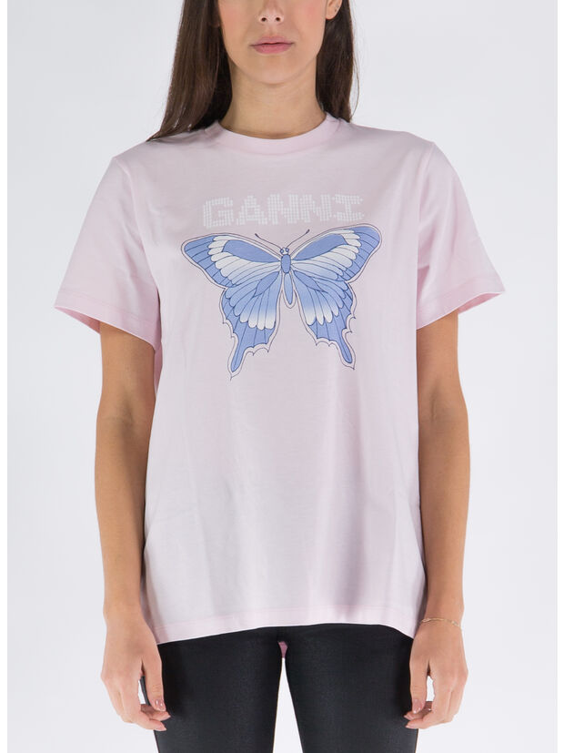 T-SHIRT BASIC JERSEY BUTTERFLY, , large