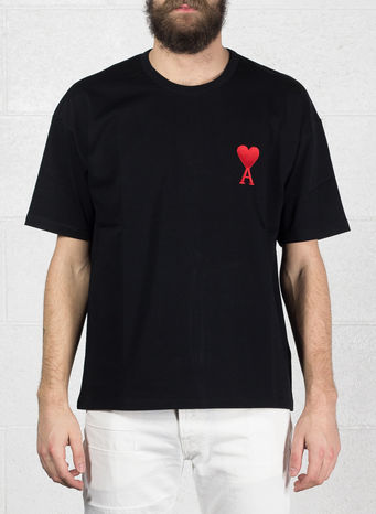 T-SHIRT BIG AMI DE COEUR, 001BLACK, small