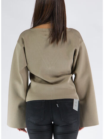 MAGLIA MARI, SILVER MINK, small
