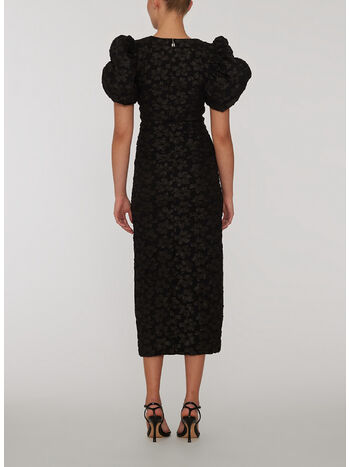 ABITO 3D JACQUARD MIDI, 1000 BLACK, small
