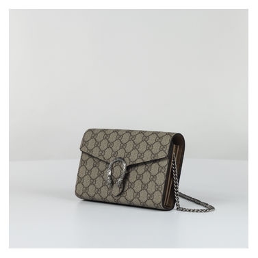 PORTAFOGLIO CON TRACOLLA, 8642EBONYTAUPE, small