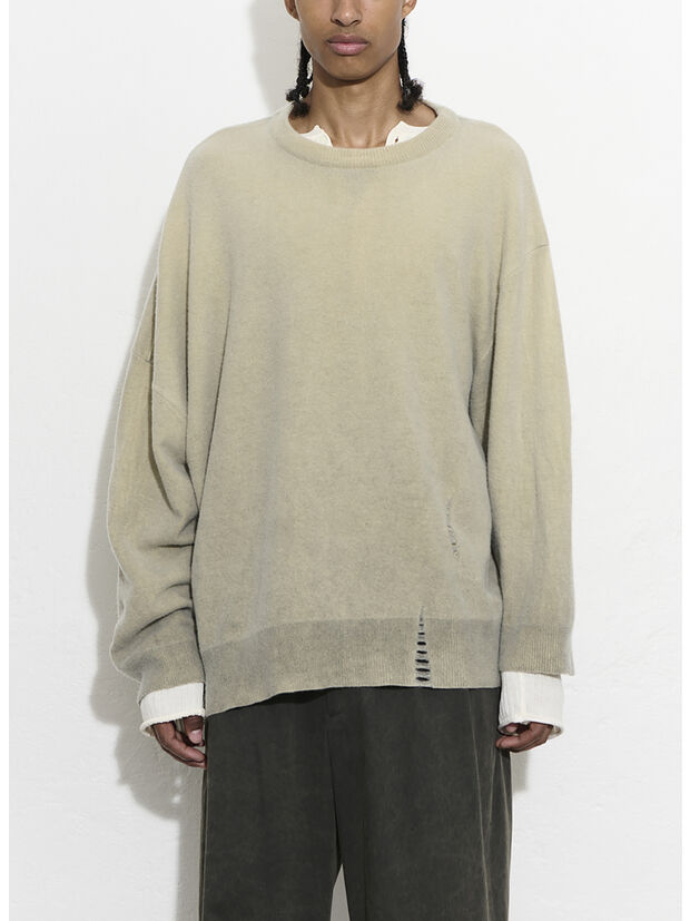 MAGLIONE MOSS SPRAY DYE CHERUB WOOL, Moss Spray Dye Cherub Wool, large