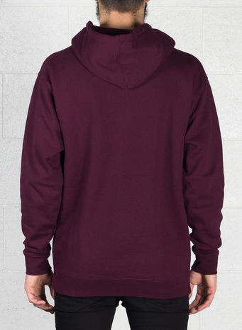 FELPA FLAME HOOD, MAROON, small