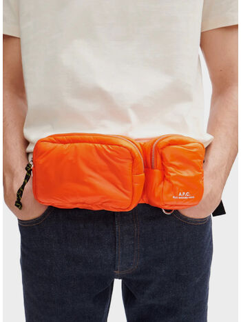 BORSA BANANE PUFFY, EAA  ORANGE, small