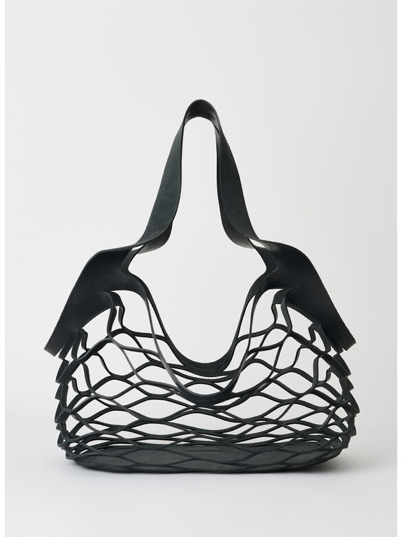 BORSA MEDIA CUT, SHIFTING INK GRITTY BULL HIDE, medium