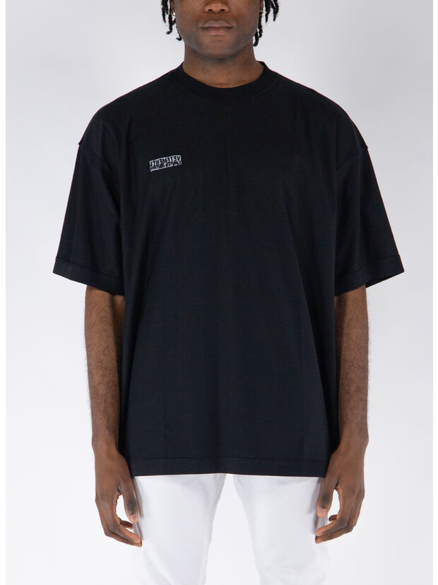 T-SHIRT INSIDE-OUT EMBROIDERED LOGO, , large